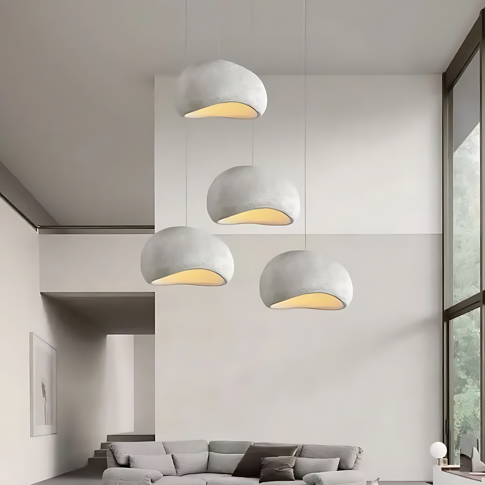 Lustre Platre Blanc