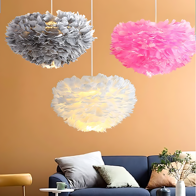 Lustre Suspension En Plumes