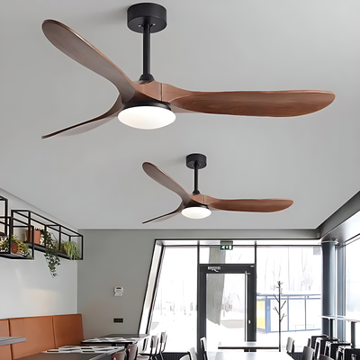 Lustre Ventilateur Bois