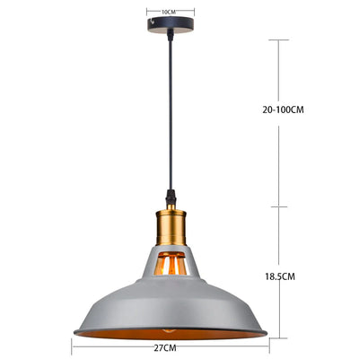 Lustre Couloir Industriel