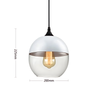 Lustre Bois Et Verre