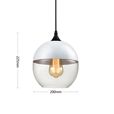 Lustre Bois Et Verre