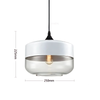 Lustre Bois Et Verre