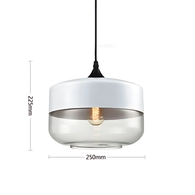 Lustre Bois Et Verre