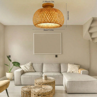 Lustre Suspension Bambou