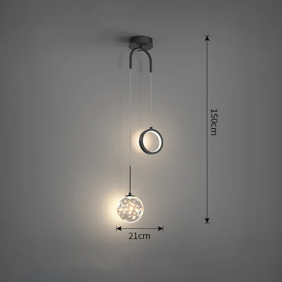 Lustre En Verre Moderne