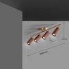 Lustre Bois Laiton