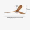 Lustre Ventilateur Bois