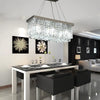 Lustre Cristal Rectangulaire