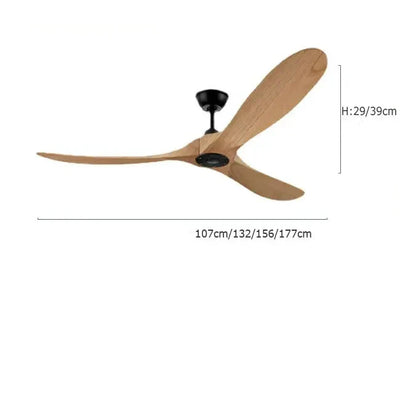 Lustre Ventilateur Bois