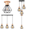 Lustre Suspension Bois Et Métal