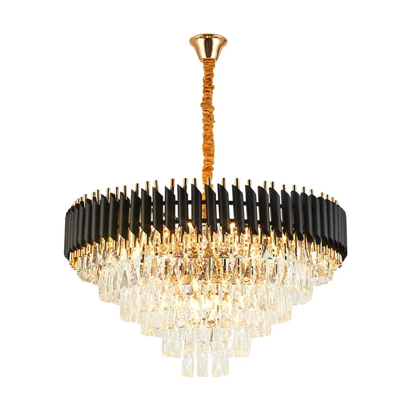 Lustre Design Noir Et Or