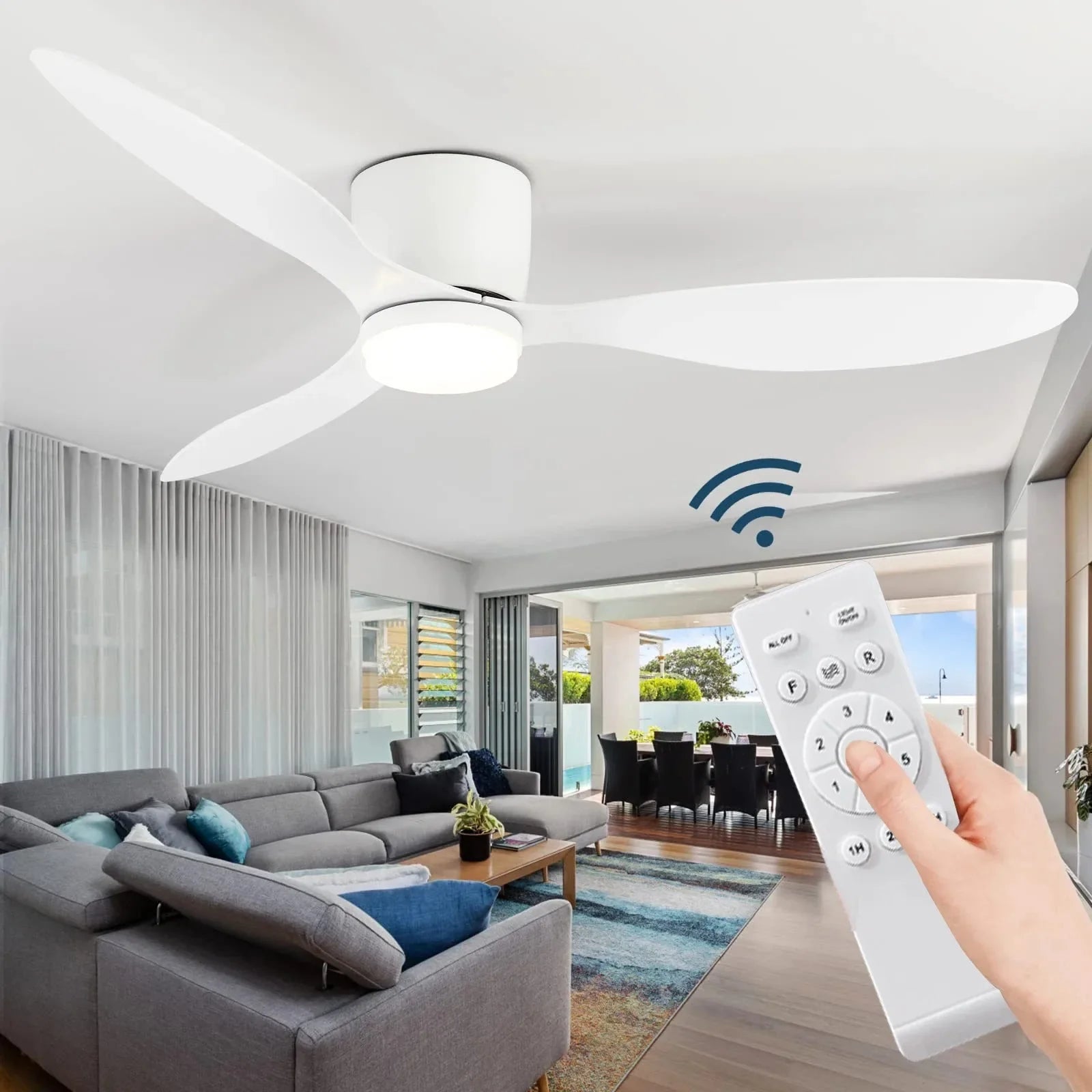Lustre Ventilateur Avec Telecommande
