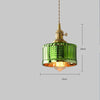 Lustre En Verre Vert