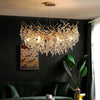 Lustre Suspension Doré