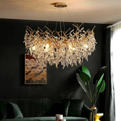 Lustre Suspension Doré