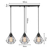Lustre Suspension Noir