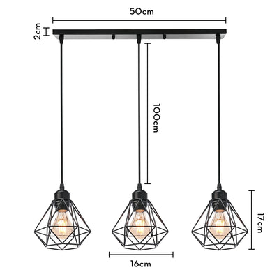 Lustre Suspension Noir