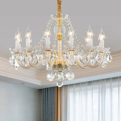 Lustre Ancien Doré