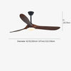 Lustre Ventilateur Bois