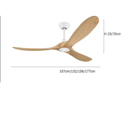 Lustre Ventilateur Bois
