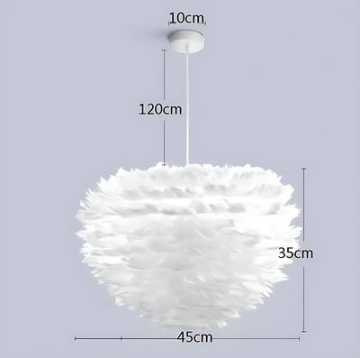 Lustre Blanc Plume