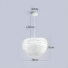 Lustre Blanc Plume