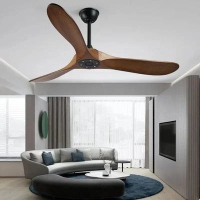 Lustre Ventilateur Bois
