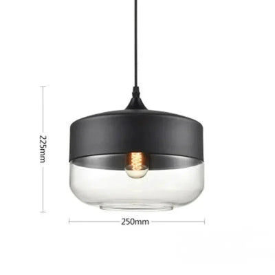 Lustre Bois Et Verre