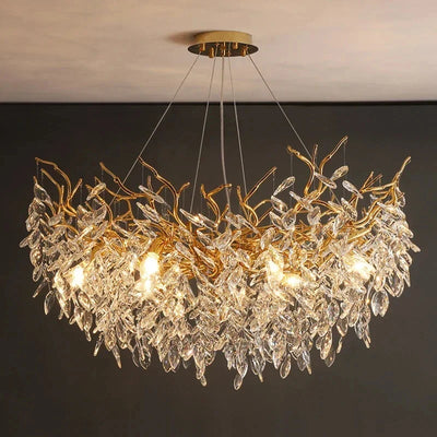 Lustre Suspension Doré
