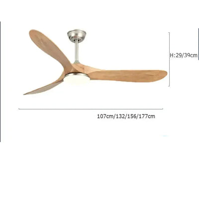 Lustre Ventilateur Bois