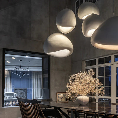 Lustre Platre Blanc