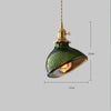Lustre En Verre Vert