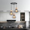 Lustre Suspension Bois Et Métal
