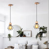 Lustre Suspension Bois Et Métal