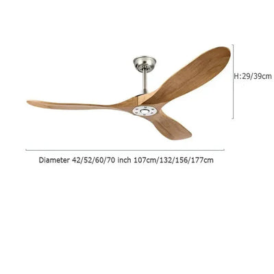 Lustre Ventilateur Bois