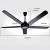 Lustre Ventilateur Industriel