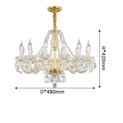 Lustre Ancien Doré