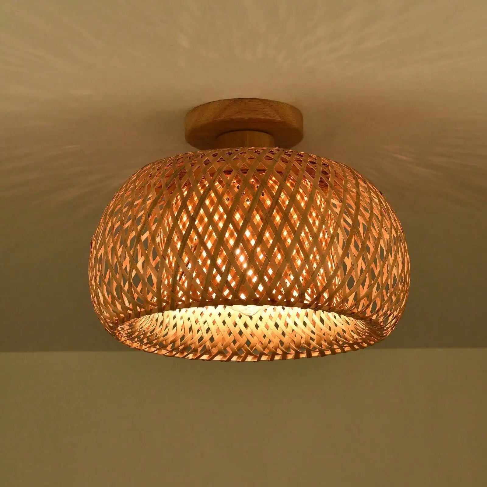 Lustre Suspension Bambou
