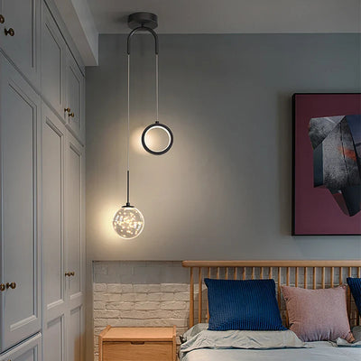 Lustre En Verre Moderne