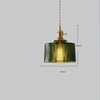 Lustre En Verre Vert