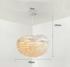 Lustre Suspension En Plumes