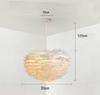 Lustre Suspension En Plumes