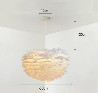Lustre Suspension En Plumes