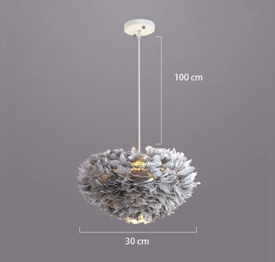 Lustre Suspension En Plumes
