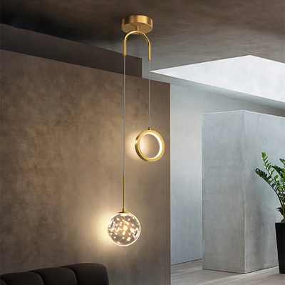 Lustre En Verre Moderne
