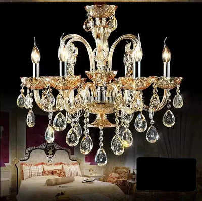 Lustre Cristal 6 Branches