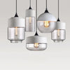 Lustre Bois Et Verre