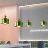Lustre En Verre Vert