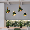 Lustre En Verre Vert
